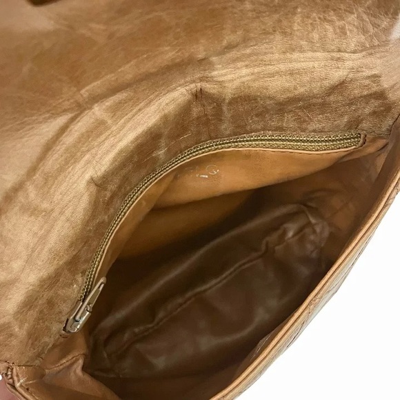 AUTHENTIC CHANEL mini wild stitch bum bag waist bag belt 75cm brown lambskin - Picture 11 of 12